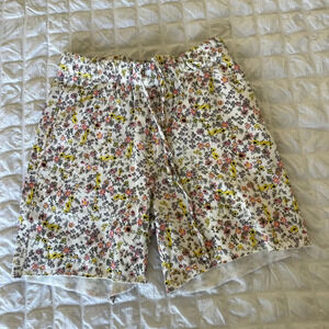 AFRM floral knit shorts